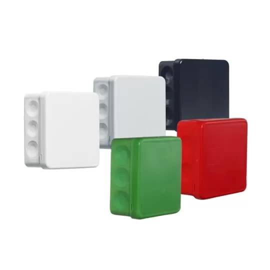 Busch-Jäger (ABB) Abzweigkasten AP9/M schwarz 2,5qmm 400V 86x86mm