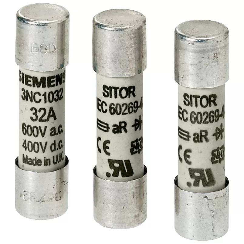 SITOR Zylindersicherungseinsatz 3NC1410-5 m Schlagbolzen 14x51 10A 690V