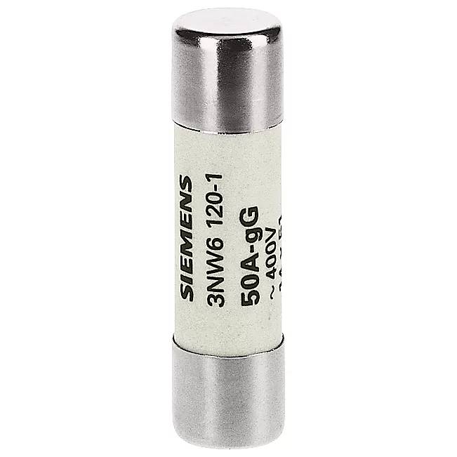 Siemens SENTRON, Zylindersicherungseinsatz, 14x51 mm, 10 A, gG, Un AC: 690 V 3NW61031