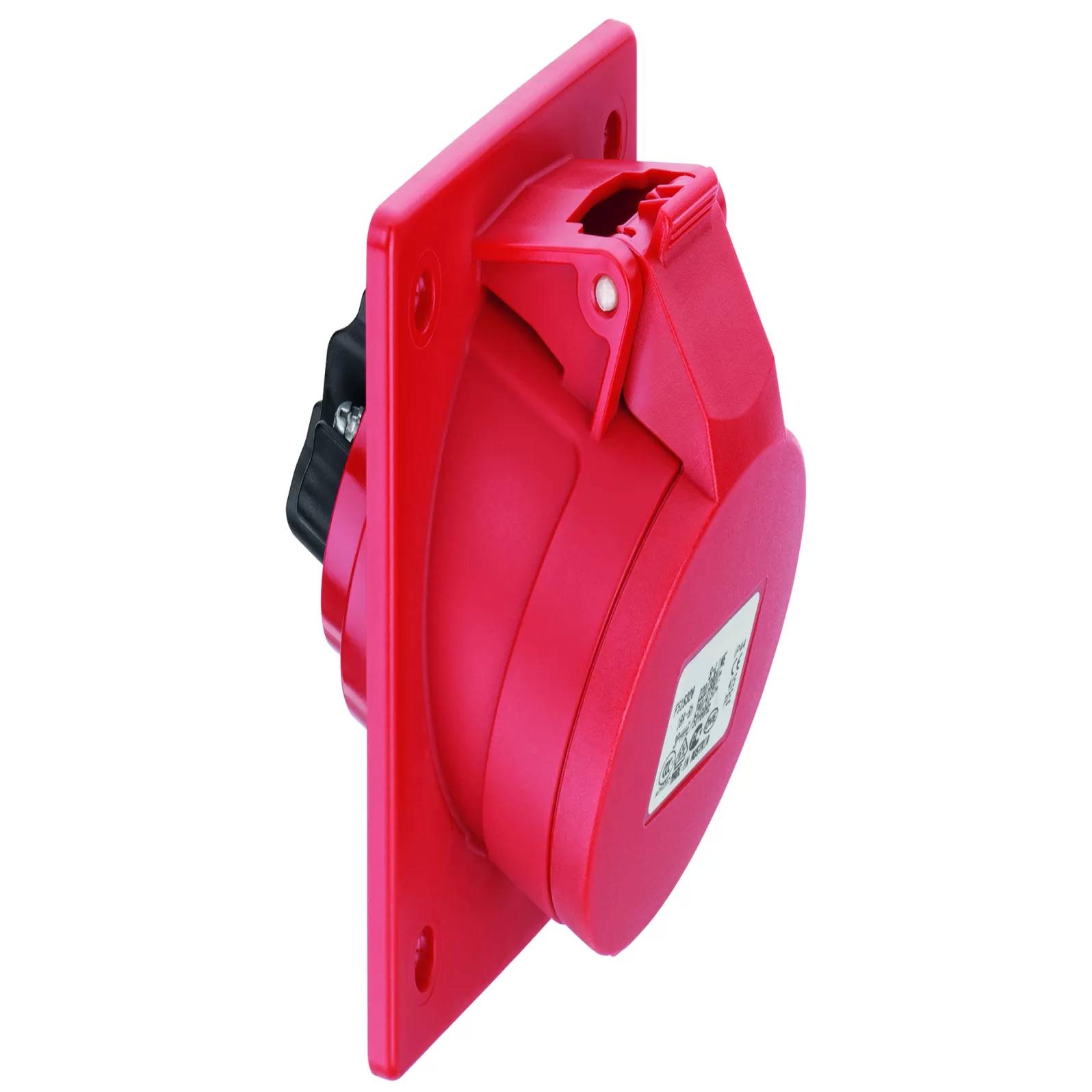 ABL CEE Flanschsteckdose, 20°, IP44, 16A, 5-polig, 400V, 6h rot F51S320