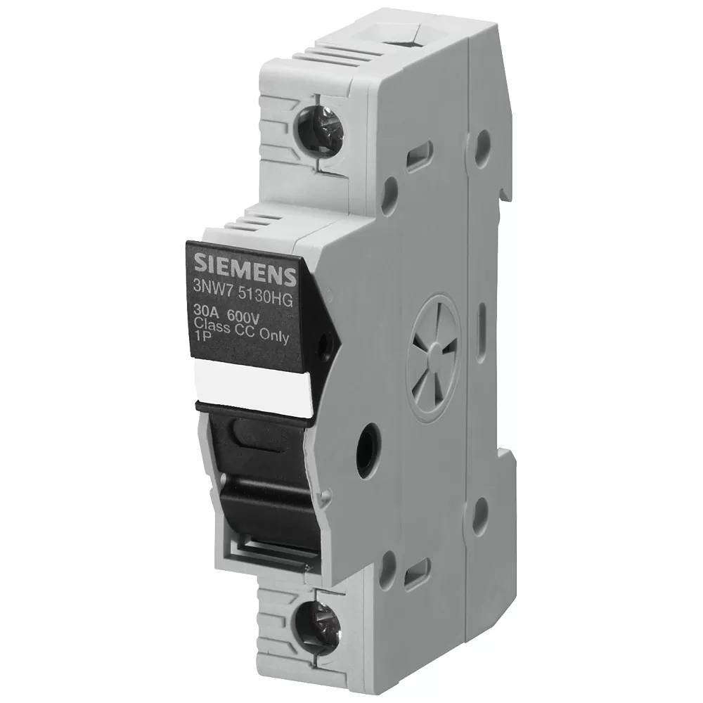 Siemens SENTRON, Sicherungshalter, Class CC, 1-polig, In: 30 A, Un AC: 600 V 3NW75130HG
