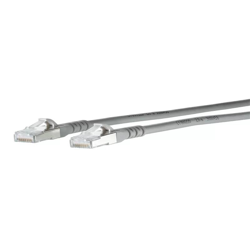 BTR 1308453533-E Patch cable Cat.6a AWG26 2RJ45 3,5m gray 10GBT SFTP LS0H (1308453533-E)