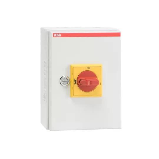 ABB Sicherheitsschalter 4p 30 OTL63A4B kW 400V m.rt-gelbem 1SCA022745R7350