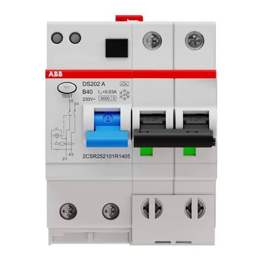 ABB FI/LS-Schalter DS20 DS202A-B40/0,03 0,03