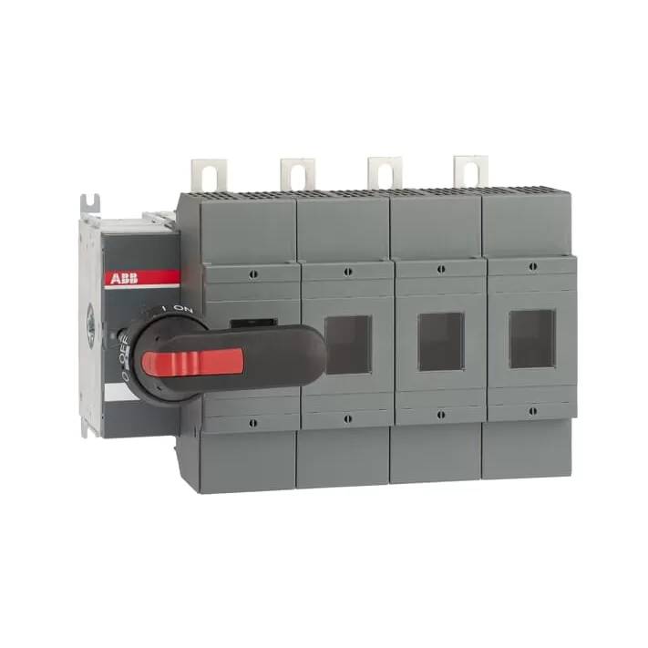 ABB Lasttrennschalter f.Sich. OS400J04FP 4p 400A m.Griff u.Welle 1SCA022755R3740