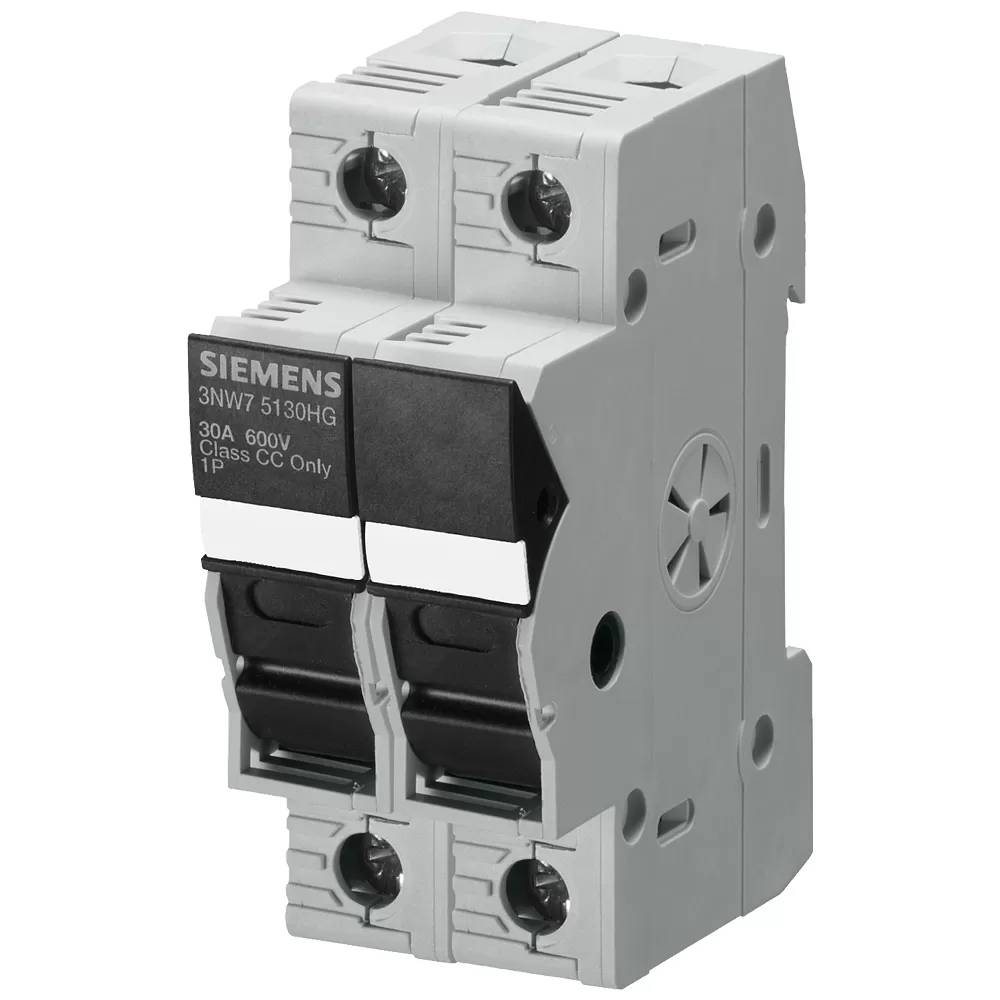Siemens SENTRON, Sicherungshalter, Class CC, 2-polig, In: 30 A, Un AC: 600 V 3NW75230HG