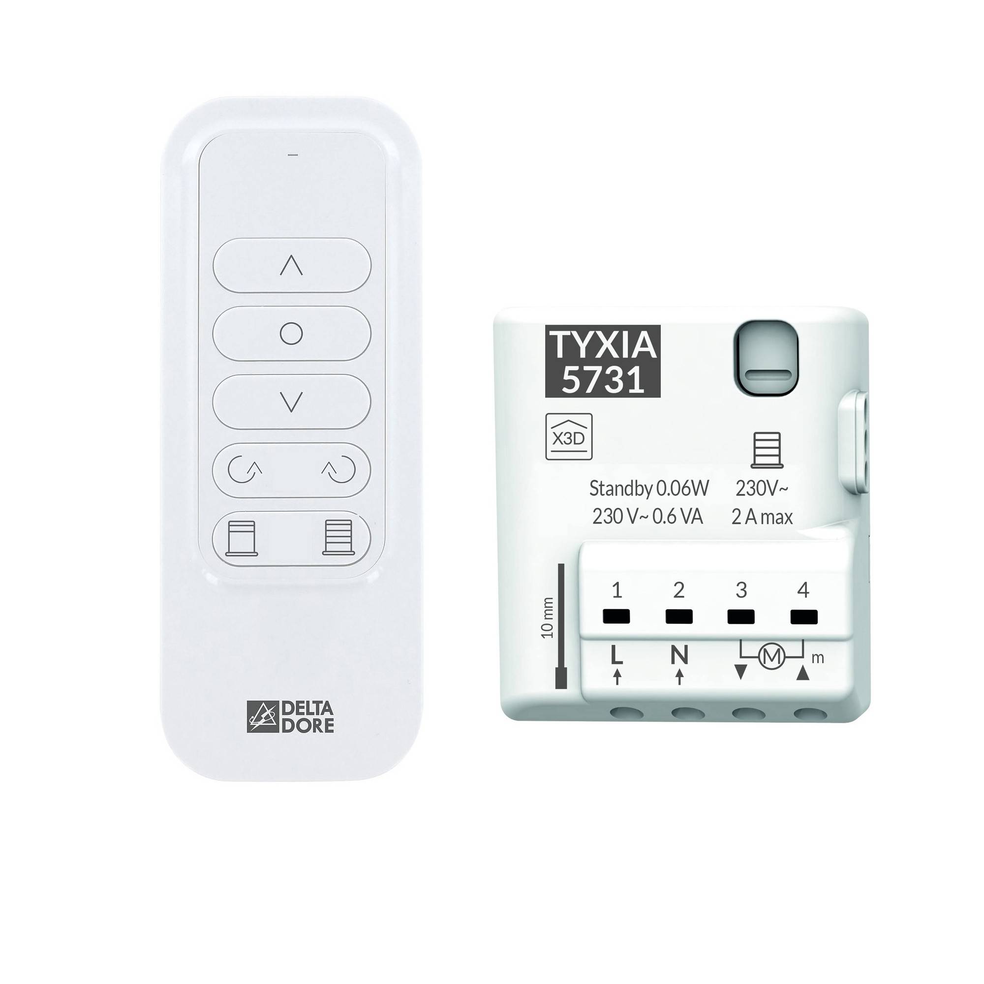 Steuerungspaket Raffstore / Markise / Innenlamellenstore - Delta Dore