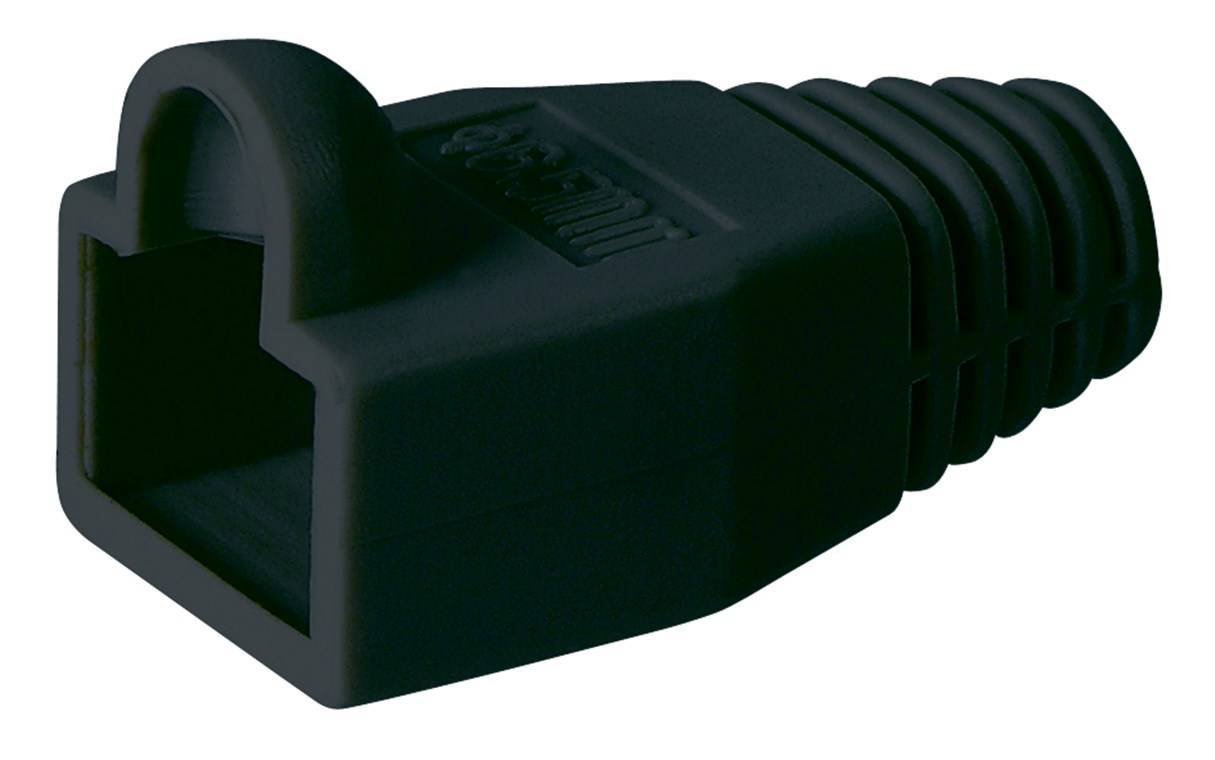 Goobay Tülle für RJ45 Stecker Kabeleinführung 6,40 mm Schwarz