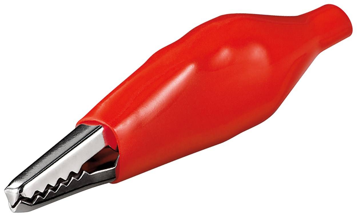 goobay Krokodilklemme rot 48 mm (Bulk)