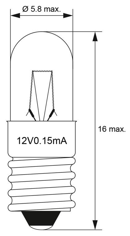 goobay Röhrenlampe E5,5 12 V 1,8 W