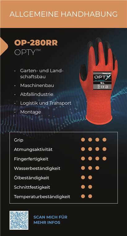 Wonder Grip Opty OP-280RR L/9 rot Retail