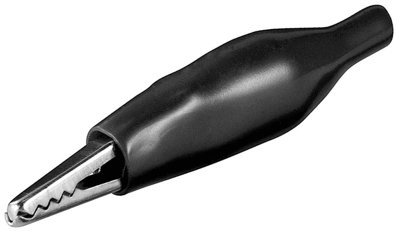 Goobay Krokodilklemme Länge 32,5 mm Schwarz