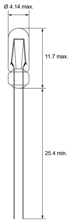 Goobay T1¼ Kleinst-Glühlampe, 0,56 W Cable Strand, 14 V (DC), 40 mA 0.56 W