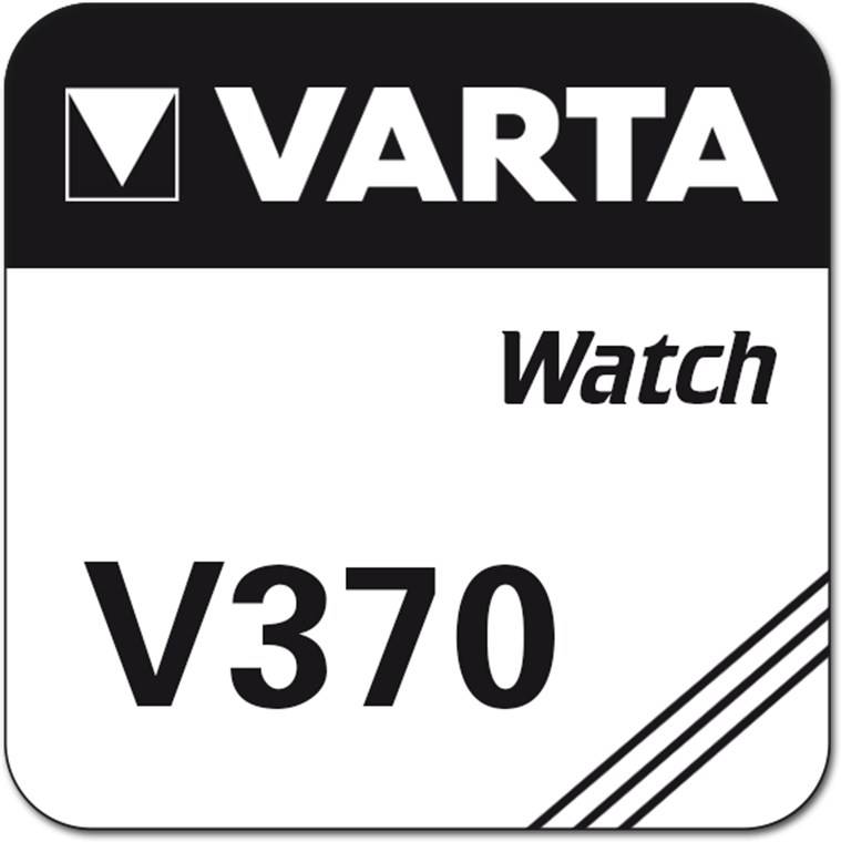 Varta Knopfzelle 370 1.55V 30 mAh Silberoxid SILVER Coin V370/SR69 NaBli 1