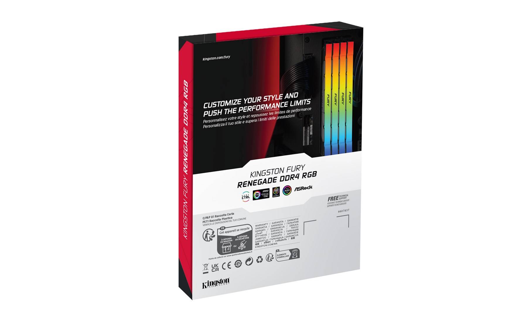 Kingston FURY Renegade RGB - DDR4 - Kit - 16