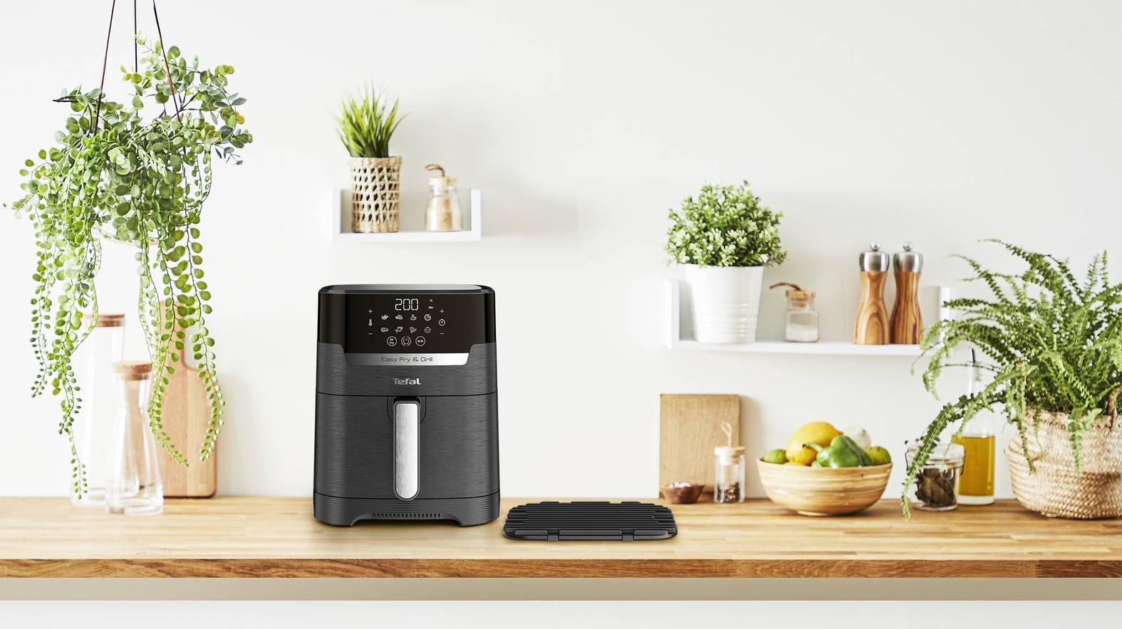 Tefal Easy Grill Precision EY5058 Heißluftfritteuse