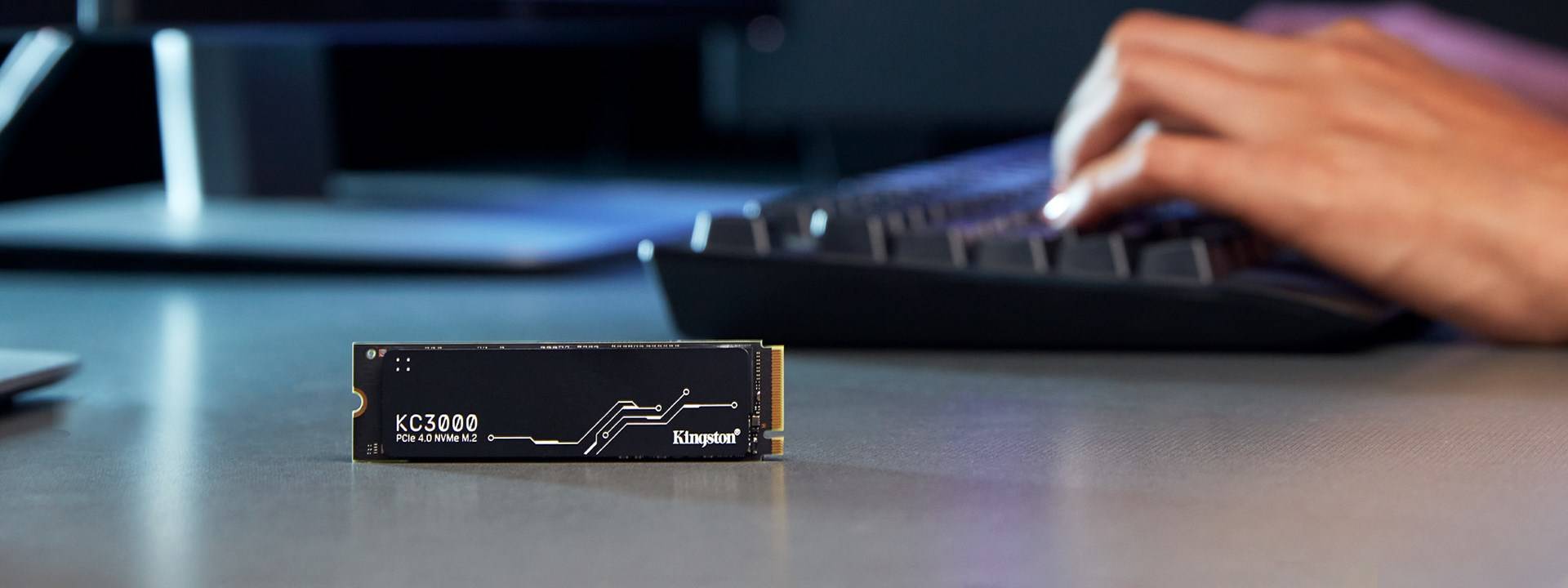 Kingston KC3000 512 GB Interne M.2 SSD PCIe NVMe 4.0 x4 SKC3000S/512G