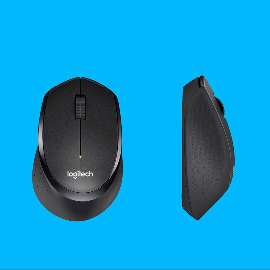 Logitech B330 Silent+ Maus Funk Optisch Schwarz 3 Tasten 1000 dpi