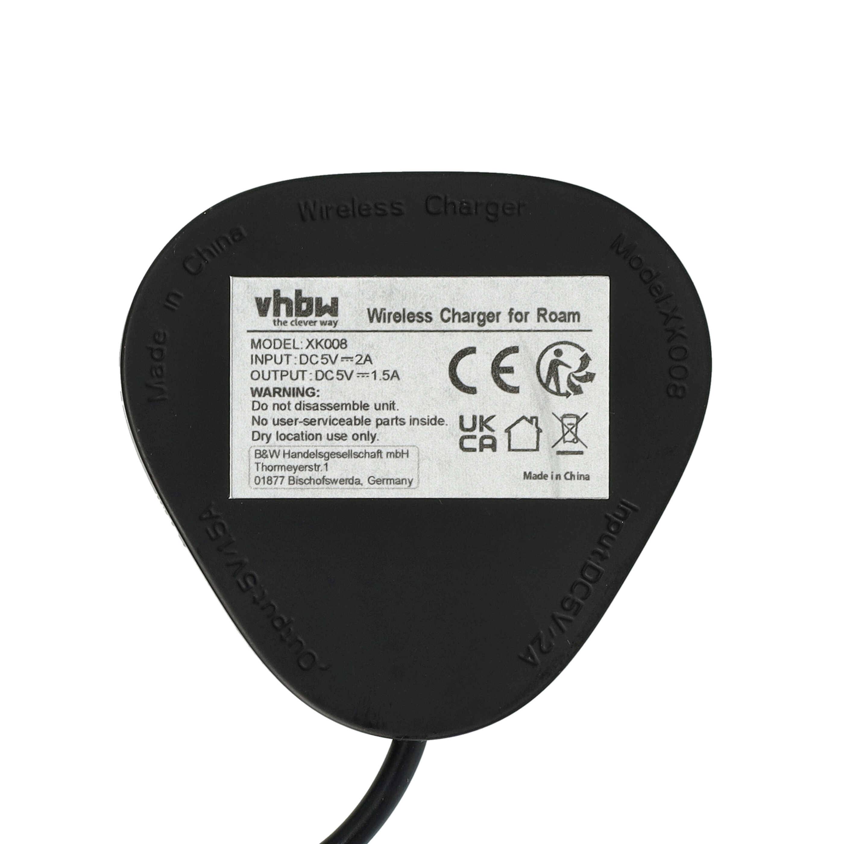 vhbw Ladestation Ersatz für Sonos Wireless Charger LPS-05WB-I für Lautsprecher - Ladekabel 145 cm Schwarz