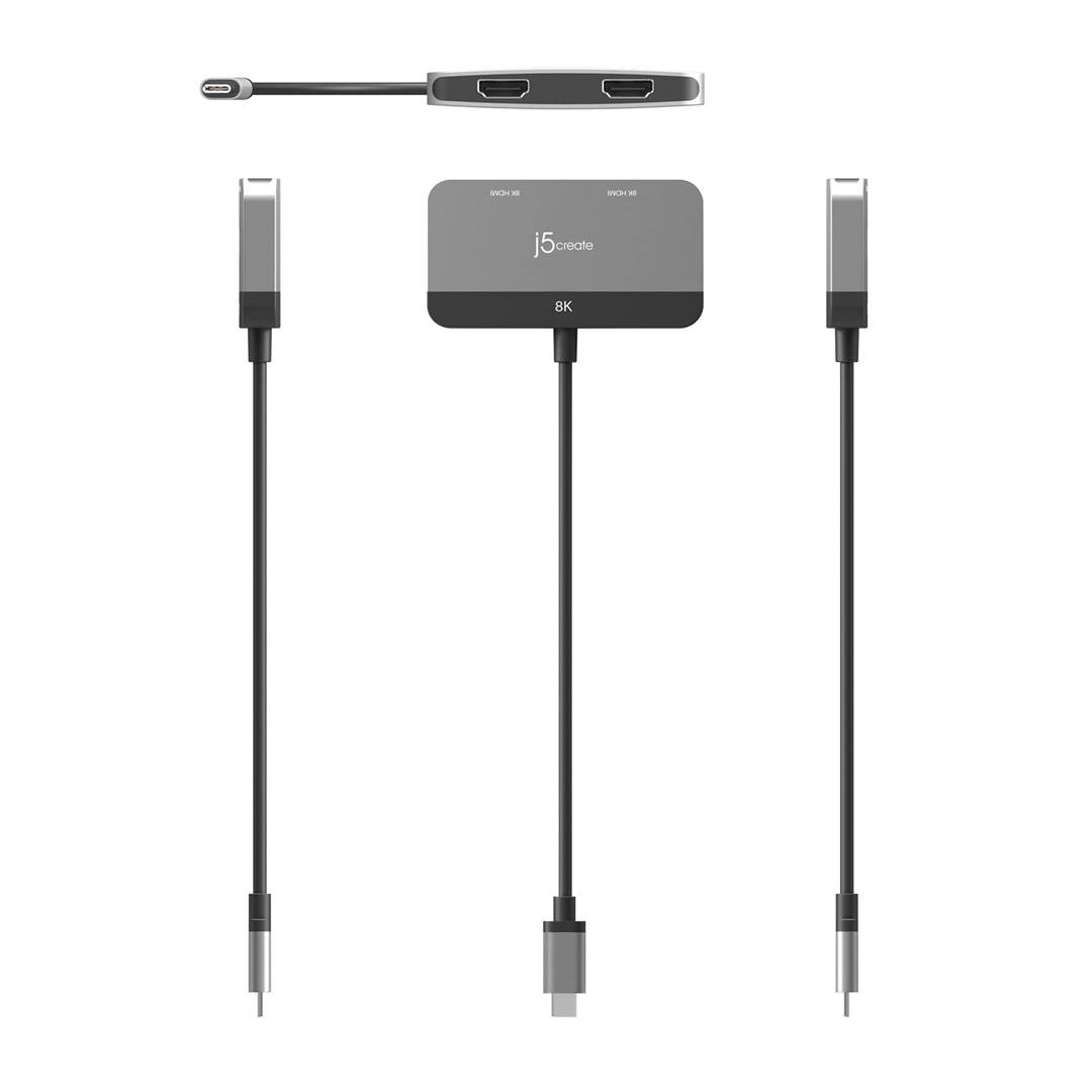 j5create JCA465 - Videoadapter - 24 pin USB-C männlich zu HDMI weiblich