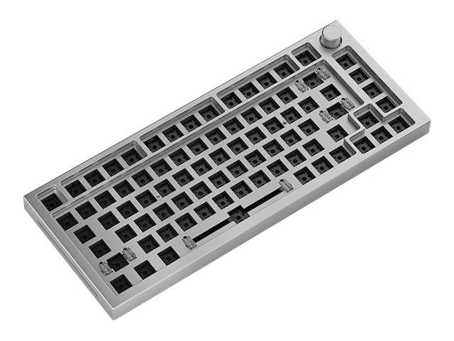 Glorious PC Gaming Race GMMK Pro - Barebone-Tastatur - Aluminium - 332 mm - 135 mm - 1,5 kg - Silber