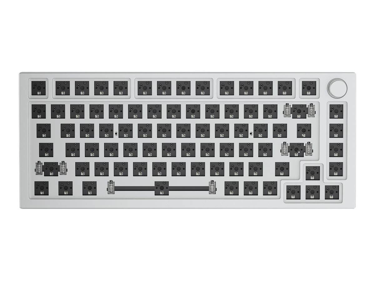 Glorious PC Gaming Race GMMK Pro - Barebone-Tastatur - Aluminium - 332 mm - 135 mm - 1,5 kg - Silber