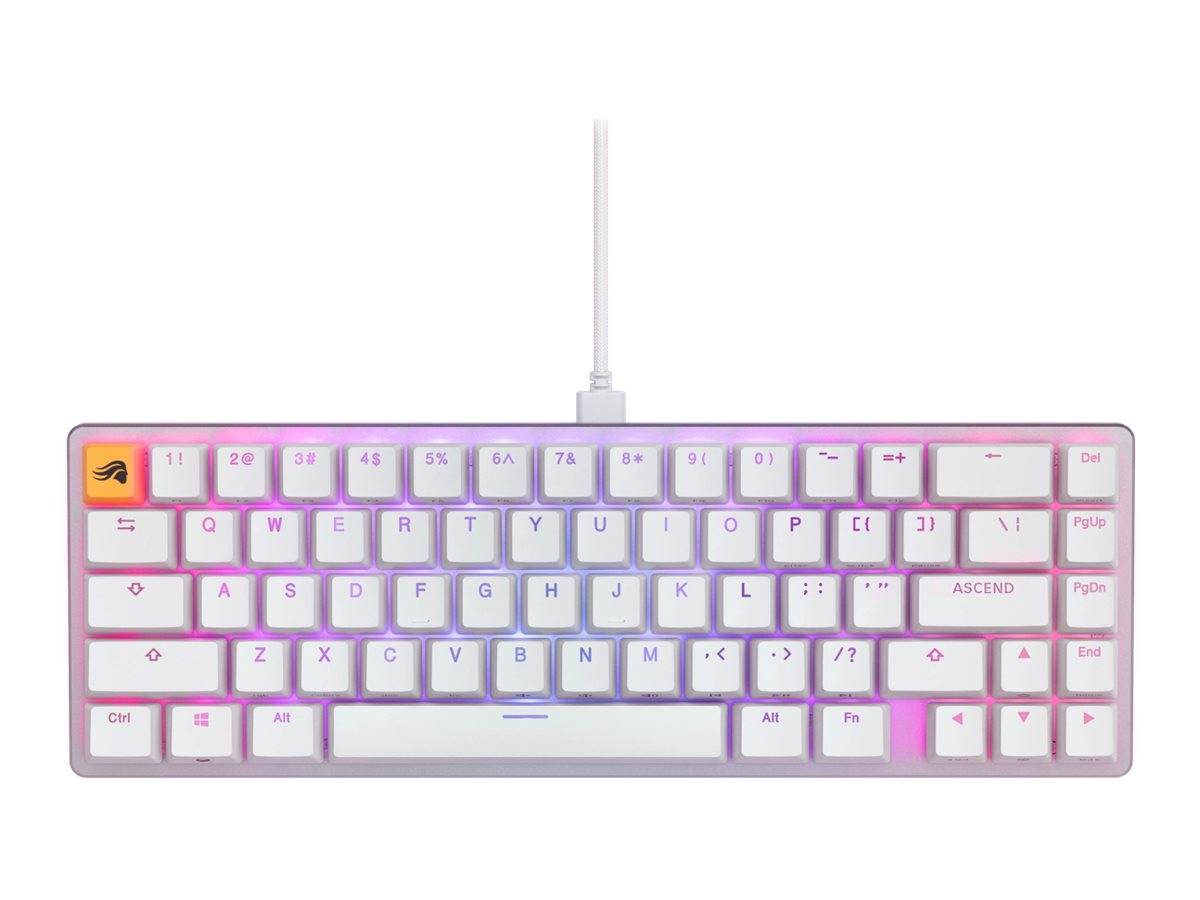 Glorious PC Gaming Race Glorious GMMK 2 Compact Tastatur - Fox Switches US-Layout weiß