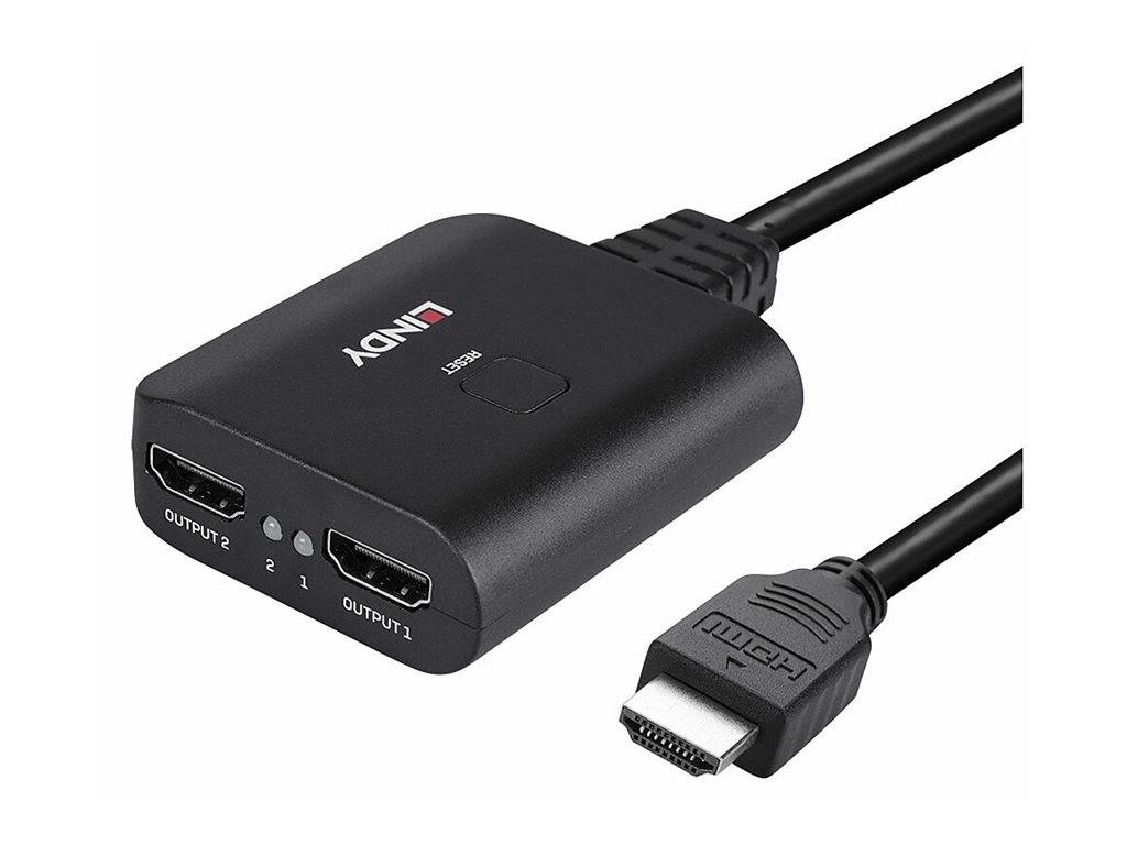 Lindy - HDMI Splitter - HDMI, Mikro-USB Typ B (nur Strom)