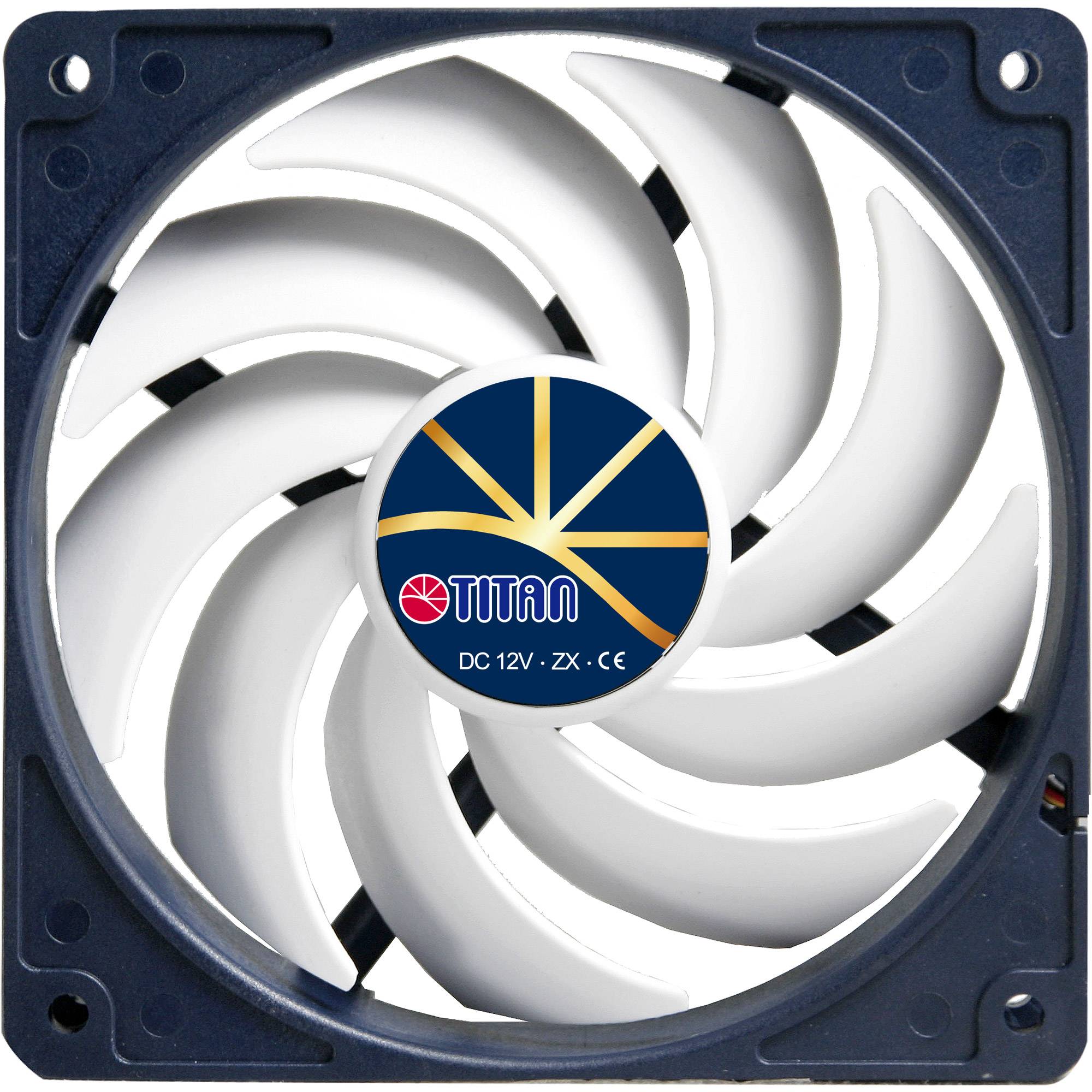Titan TFD-14025H12ZP/KE(RB), Ventilator, 14 cm, 180 RPM, 1800 RPM, 28,8 dB, 89,43 cfm