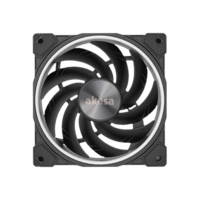 Akasa SOHO AR 120mm Addressable RGB PWM Fan, Low-Noise ARGB Case Fan, Light Loop, Black, AK-FN108 Akasa SOHO AR 120mm Addressable RGB PWM Fan, Low-Noise ARGB Case Fan, Light Loop, Black, AK-FN108