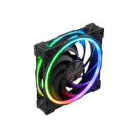 Akasa SOHO AR 120mm Addressable RGB PWM Fan, Low-Noise ARGB Case Fan, Light Loop, Black, AK-FN108 Akasa SOHO AR 120mm Addressable RGB PWM Fan, Low-Noise ARGB Case Fan, Light Loop, Black, AK-FN108