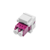 DIGITUS - LWL LC/LC-Duplex-Kupplung, Multimode-OM4, Keystone-Modul DIGITUS - LWL LC/LC-Duplex-Kupplung, Multimode-OM4, Keystone-Modul