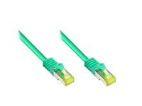 Good Connections 8070R-050G RJ45 S/FTP 5.00 m Grün Flammwidrig, mit Rastnasenschutz 1 St.