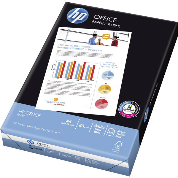 HP Office Paper CHP110 Universal Druckerpapier DIN A4 80 g/m² 500 Blatt Weiß