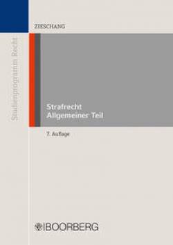 Richard Boorberg Verlag | Strafrecht Allgemeiner Teil | Frank Zieschang