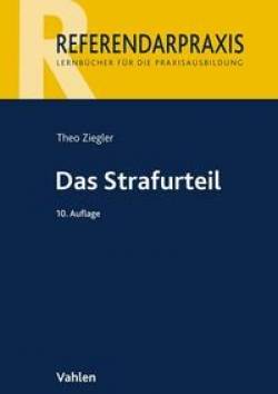 Vahlen, Franz | Das Strafurteil | Theo Ziegler