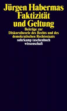 Suhrkamp | Faktizität und Geltung | Jürgen Habermas