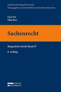 Verlag Österreich | Sachenrecht | Gert Iro; Olaf Riss
