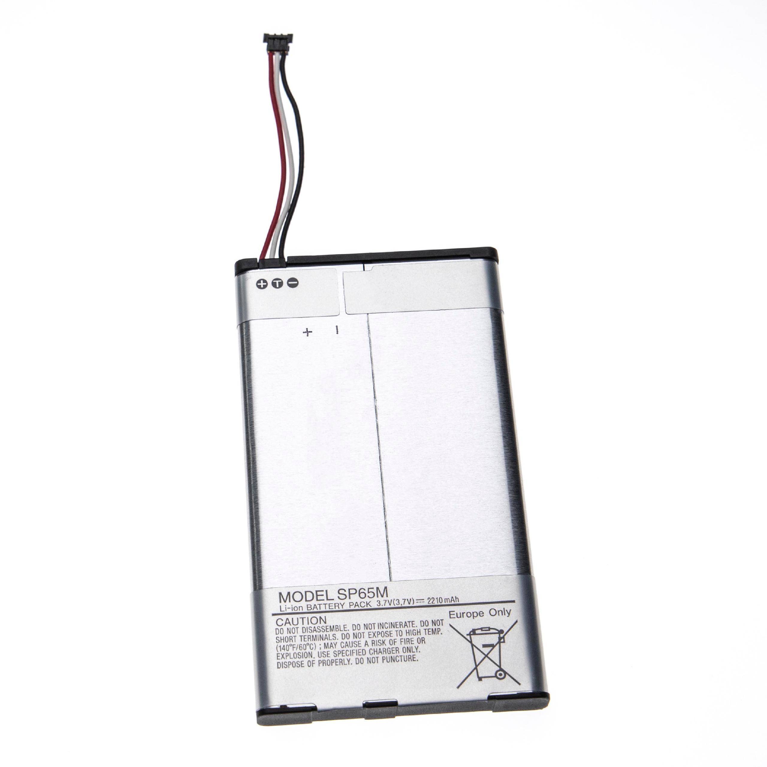 vhbw Akku Ersatz für Sony SP65M, 4-297-658-01, PA-VT65 für Spielekonsole (2200 mAh, 3,7 V, Li-Polymer)