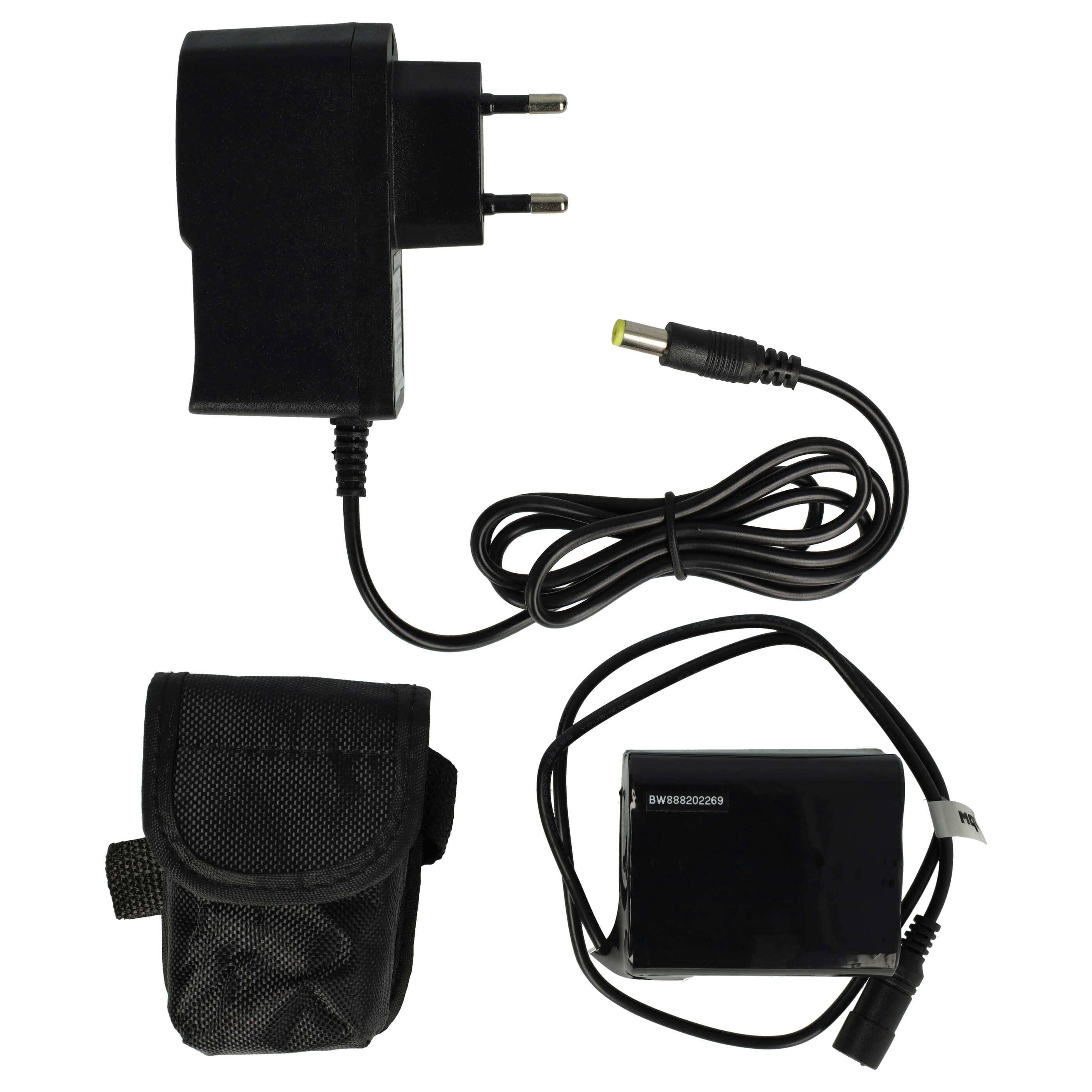 vhbw Akkupack für Fahrradlampen (7800 mAh, 8,4 V, Li-Ion), Inkl. Ladegerät