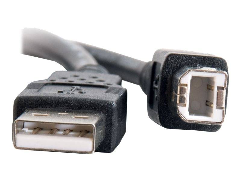 C2G 9.8ft USB A to USB B Cable - USB A to B Cable - USB 2.0 - Black - M/M - USB-Kabel - USB (M)