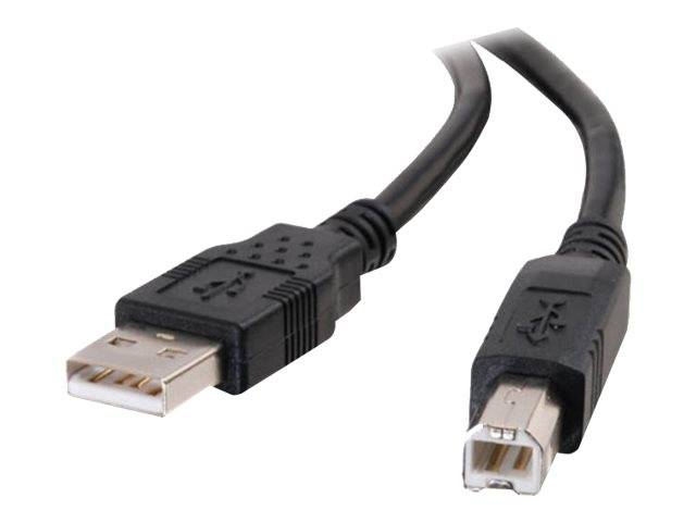 C2G 3 m USB 2.0 A/B-Kabel ? schwarz (9,8 ft), 3 m, USB A, USB B, USB 2.0, 0,48 Gbit/s, Schwarz