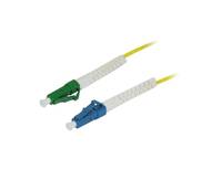 SYNERGY 21 - LWL-1-Faser-Patchk. 0.5mtr.LC-LC APC 9/125u OS2 G657A2 AD 2mm flexible - Single- bzw. Monomode-Faser - 0,5