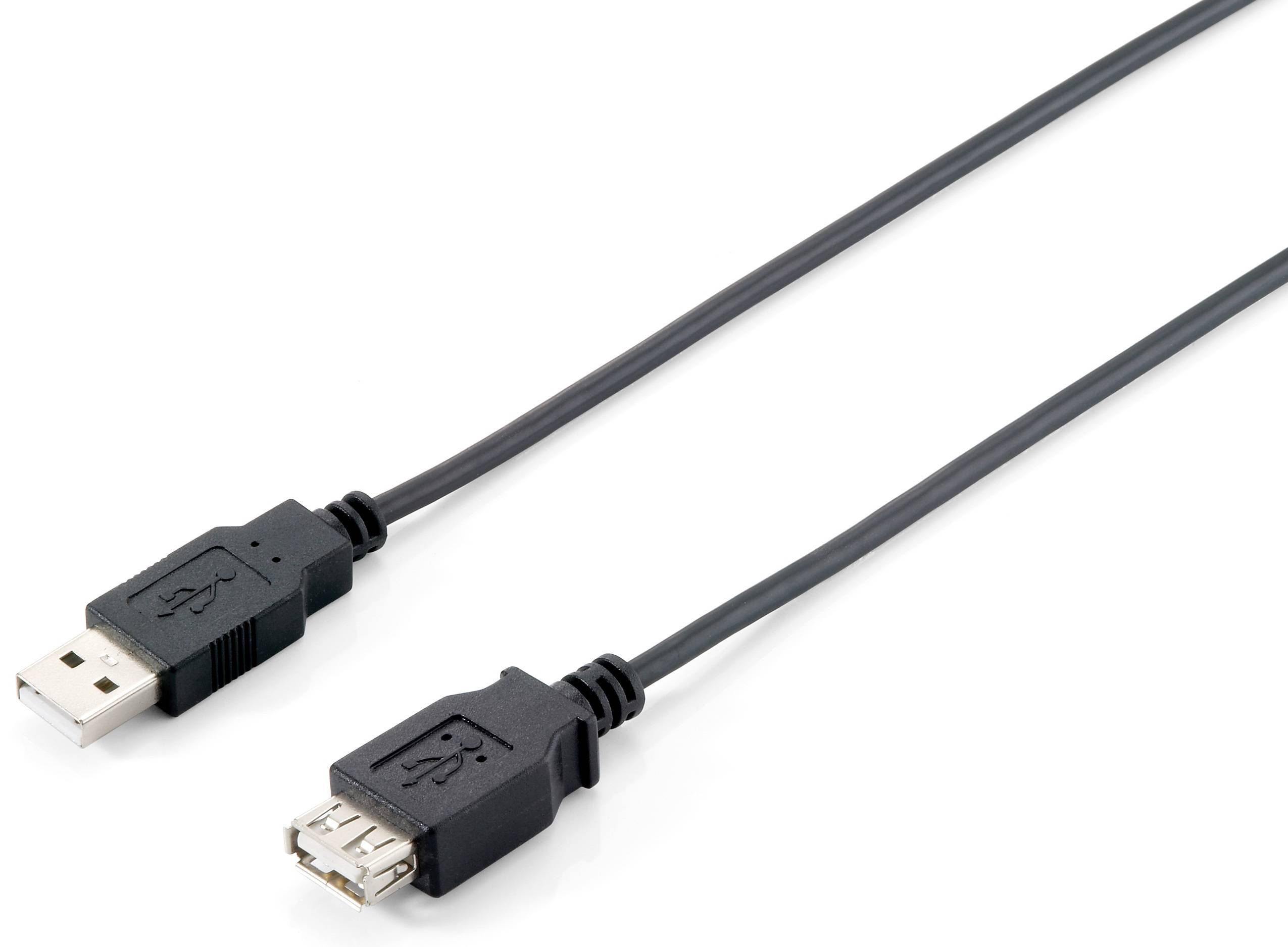 Equip 128852 USB Kabel USB 2.0 5 m USB A Schwarz Multimedia-Technik