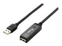Equip 10m USB A A Schwarz Kabel 2.0 Extension Cable