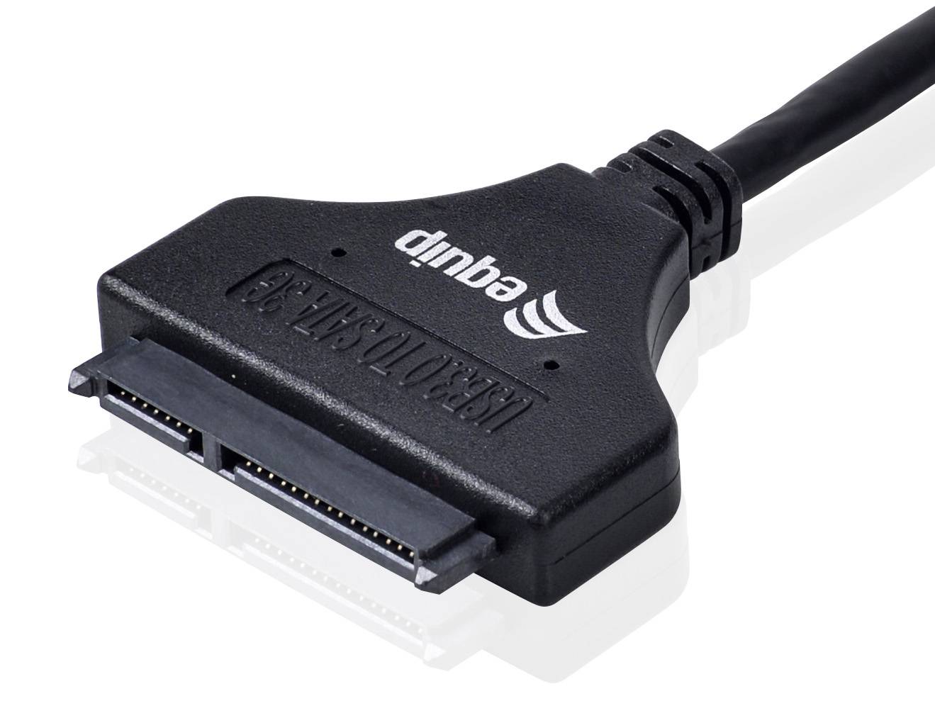 Equip Speicher-Controller - 2.5" (6.4 cm) - SATA - 5 Gbit/s - USB 3.0 - Schwarz