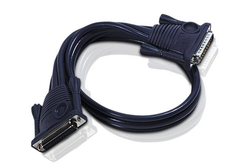 ATEN KVM Verlängerungskabel [1x D-SUB-Stecker 25pol. - 1x D-SUB-Buchse 25pol.] 1.80 m Schwarz