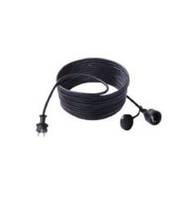 Bachmann 343.172 Strom Verlängerungskabel 16 A Schwarz 25.00 m H05VV-F 3G 1,5 mm²