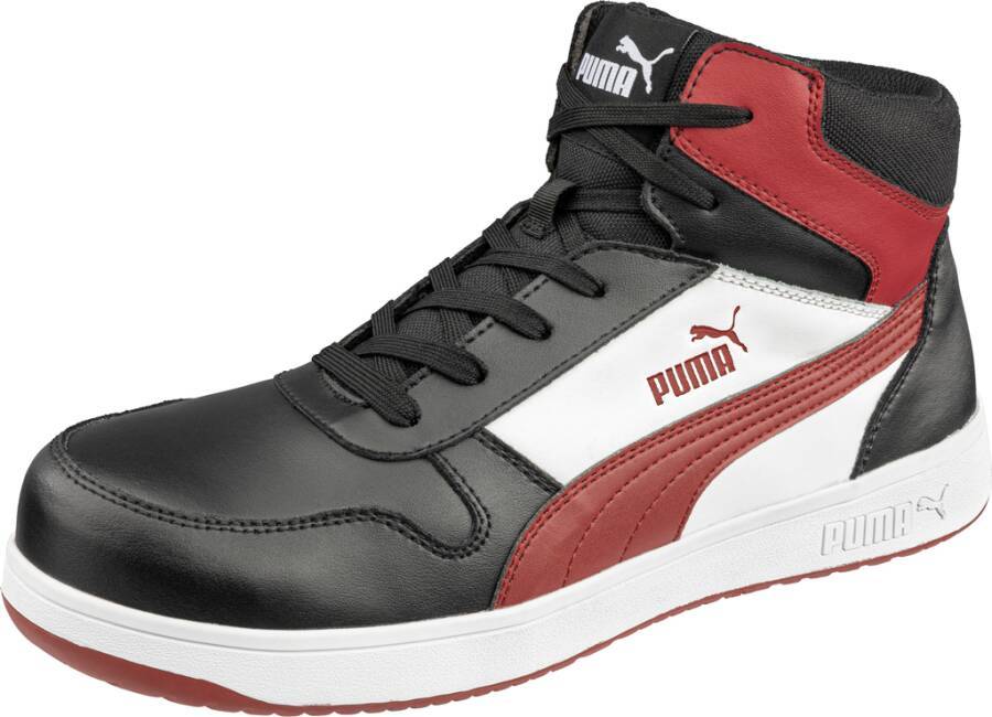 Sicherheitshalbschuh/-hochschuh S3L Frontcourt ESD FO HRO SRC 630050-44 Größe 44 Farbe schwarz/weiß/rot Typ Hochschuh