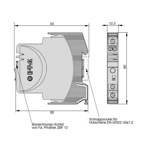 ETA Engineering Technology Sicherungsautomat (ESX10-TB-101-DC24V-4A)